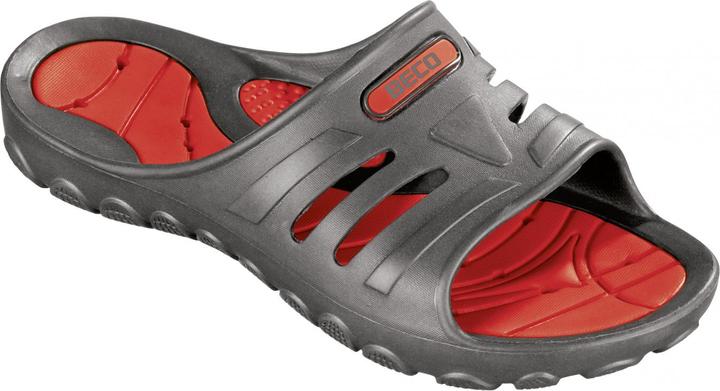Actual product image Beco Mules, unisex standard | grey/red | 43 (43)