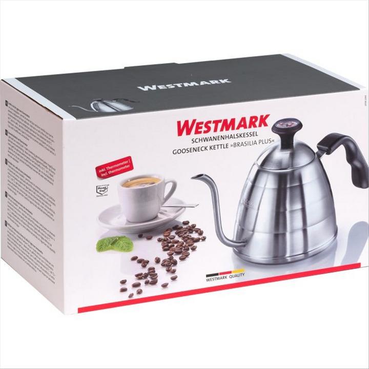 Immagine prodotto Westmark Bollitore a collo d'oca con termometro Brasilia Plus, 800ml,sb (0.80 l)