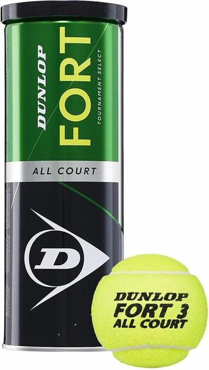 Actual product image Dunlop Tennis balls FORT ALL COURT 3-tin ITF