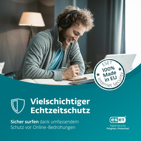 Produktbild ESET Internet Security 3 User (3 Geräte, 12 Monate)