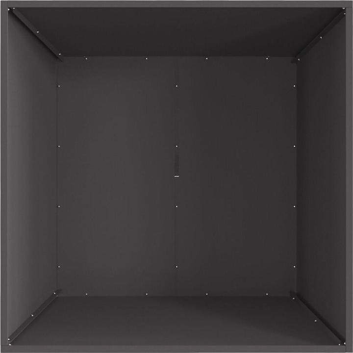 Produktbild VidaXL Feuerstelle Quadrat Schwarz 80x80x40 cm Stahl (80 cm)
