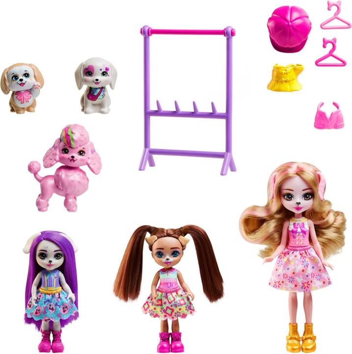 Actual product image Mattel Famille Chien Enchantimals