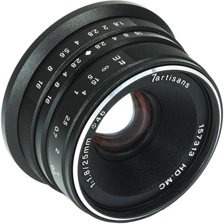 Immagine prodotto 7artisans 25 mm F1.8 EF-M (Canon EF-M, APS-C / DX)