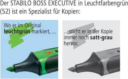 Immagine prodotto STABILO evidenziatore BOSS EXECUTIVE (Verde, 5 mm, 1 x)