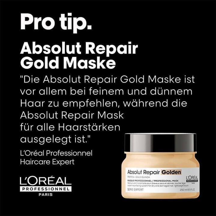 Valeurs nutritives et ingrédients L'Oréal Professionnel Serie Expert Absolut Repair Gold Mask 500 ml (500 ml)