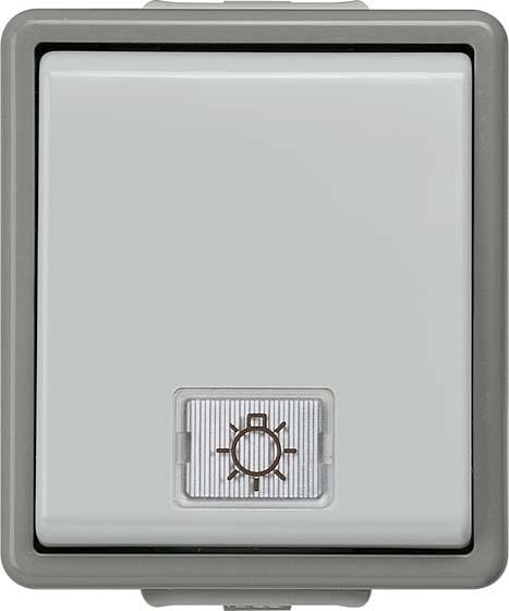 Siemens 2-Way Switch, 10A 250V 66X75mm, With Lam