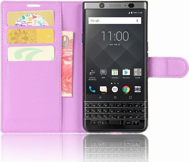 Actual product image MU Classic Litchi Leather Bookcover (KEYone)