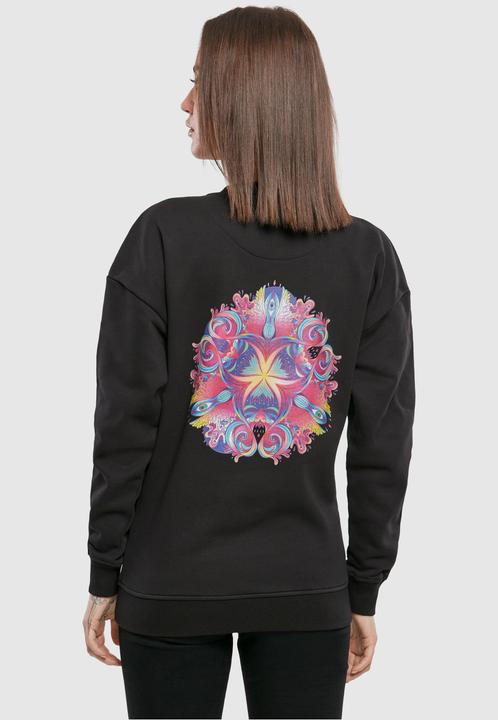 Actual product image Merchcode Ladies Psychadelic Mandala Crewneck (S)