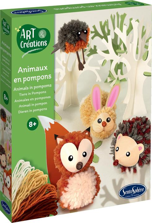 Produktbild Sentosphere Bastelset Pompon Tiere