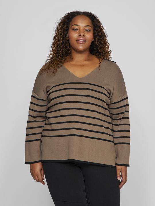 Produktbild Vila Curve – V-Ausschnitt Pullover (46)