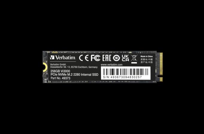 Produktbild Verbatim Vi3000 (256 GB, M.2 2280)