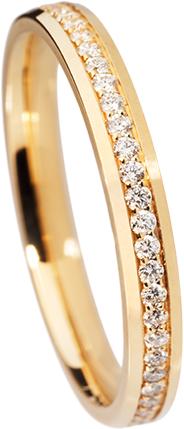Produktbild Natsumi Schmuck Diamantring Alliance Gelbgold 18K/750 F/G VS Neon Kanal (50, 750/18 K Gold)