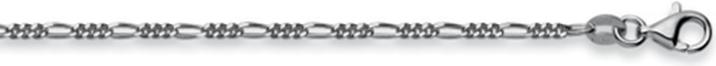 Image du produit Natsumi Schmuck Collier en argent 925 Figaro 1.8mm (Argent sterling 925, 40 cm)