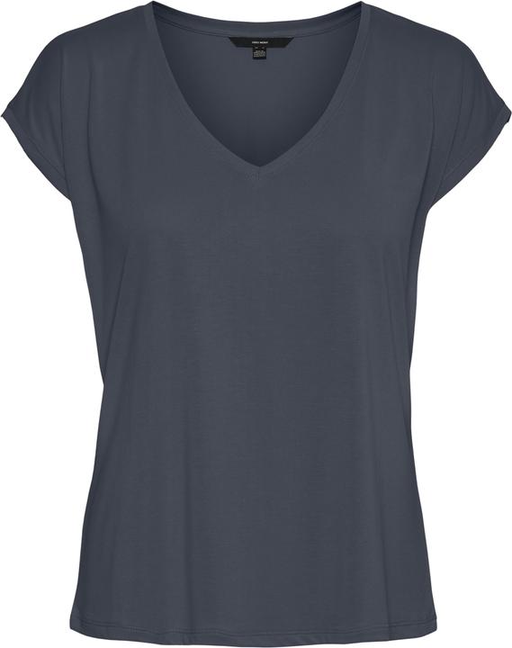 Vero Moda V-Ausschnitt Oberteil mit kurzen Ärmeln