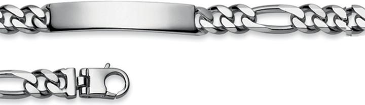 Immagine prodotto Natsumi Schmuck Bracciale ID Argento 925 Figaro (21 cm, Argento 925)