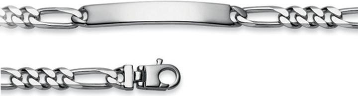 Immagine prodotto Natsumi Schmuck Bracciale ID Argento 925 Figaro (21 cm, Argento 925)