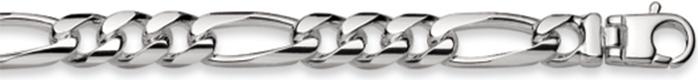 Produktbild Natsumi Schmuck Armschmuck Silber 925 Figaro (21 cm, 925 Sterling Silber)