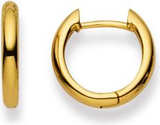 Produktbild Natsumi Schmuck Klappcreolen Gelbgold 18K/750 Ø 13mm Rund (750/18 K Gelbgold)