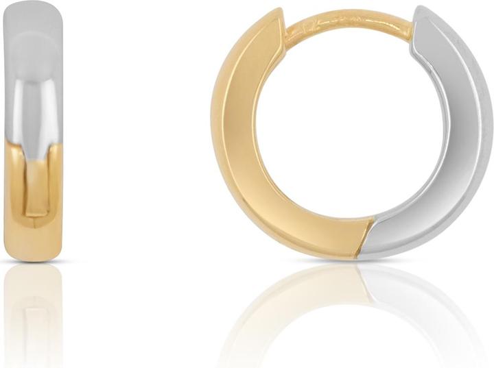 Produktbild Muau Creolen (750, Weissgold, 18K Gelbgold)