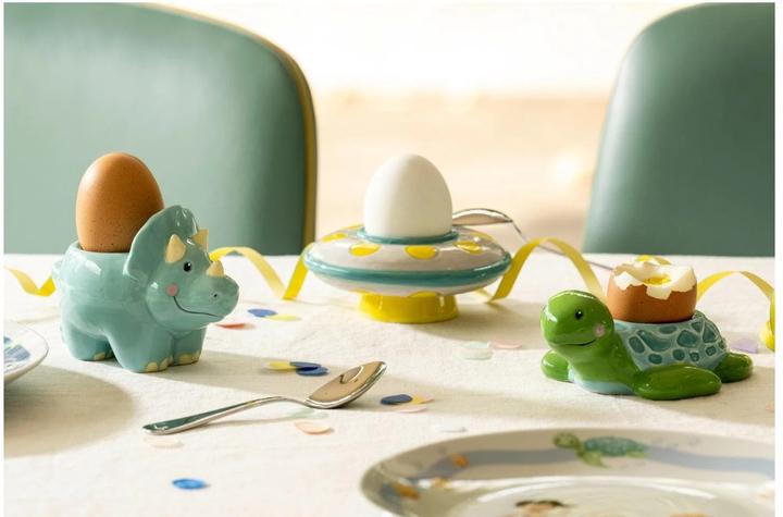 Image du produit Leonardo Coque d'oeuf pour enfant Avventura UFO, jaune/turquoise/blanc (1 x)