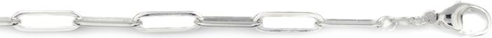 Actual product image Natsumi Schmuck Necklace silver 925 anchor wide 3.5 mm (Stainless steel, 50 cm)