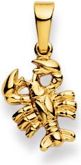 Immagine prodotto Natsumi Schmuck Ciondolo Zodiaco Cancro in oro giallo 18K/750 (Oro giallo 750/18 K Oro giallo)