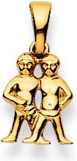 Produktbild Natsumi Schmuck Anhänger Sternzeichen Zwillinge Gelbgold 18K/750 (750/18 K Gelbgold)