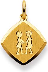 Natsumi Schmuck Anhänger Sternzeichen Zwillinge Gelbgold 18K/750 (750/18 K Gelbgold)