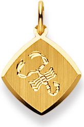 Immagine prodotto Natsumi Schmuck Ciondolo Segno Zodiacale Scorpione in oro giallo 18K/750 (Oro giallo 750/18 K Oro giallo)