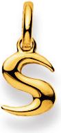 Natsumi Schmuck Anhänger Buchstabe S Gelbgold 18K/750 (750/18 K Gelbgold)