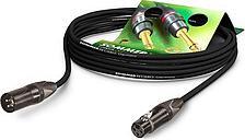 Hicon SG0Q-1000-SW XLR Anschlusskabel (1x XLR-Buchse 3 polig - 1x XLR-Stecker 3 polig) 10.00m Schwa (10 m, XLR)