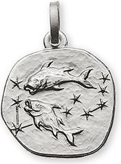 Natsumi Schmuck Anhänger Sternzeichen Fische Weissgold 18K/750 (750/18 K Weissgold)