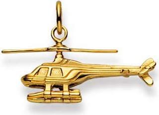 Natsumi Schmuck Anhänger Helikopter Gelbgold 18K/750 (750/18 K Gelbgold)