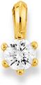 Immagine prodotto Natsumi Schmuck Ciondolo oro giallo 18K/750 zirconia cubica (Oro giallo 750/18 K Oro giallo)