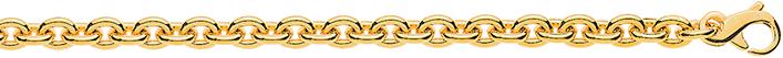 Produktbild Natsumi Schmuck Halskette Gelbgold 9K/375 Anker Rund 3.9mm (375/9 K Gelbgold, 60 cm)