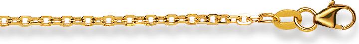 Image du produit Natsumi Schmuck Collier en or jaune 18K/750 Ancre miroir 2.1mm (750/18 K Or jaune, 45 cm)