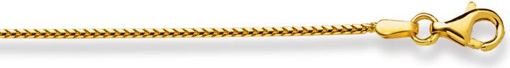 Image du produit Natsumi Schmuck Collier en or jaune 18K/750 queue de renard 1.2mm (750/18 K Or jaune, 40 cm)