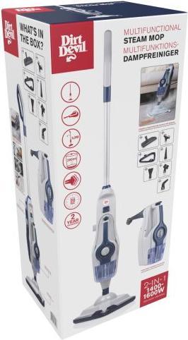 Immagine prodotto Dirt Devil Scopa a vapore 1600W 230V DD7003 (1 bar, 1600 W)