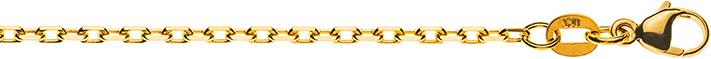 Produktbild Natsumi Schmuck Halskette Gelbgold 18K/750 Anker geschliffen 1.8mm (750/18 K Gelbgold, 60 cm)