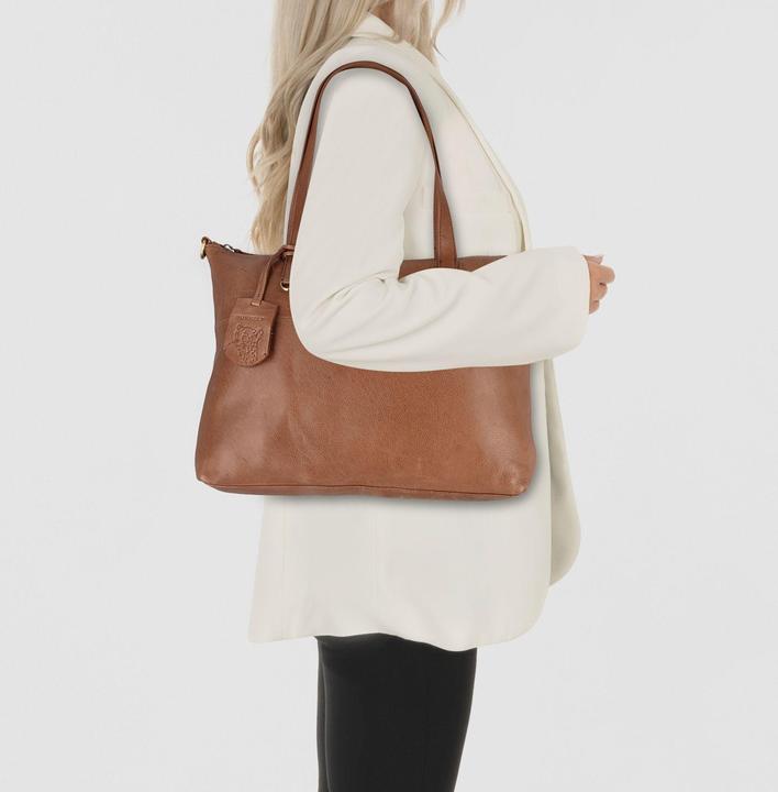 Produktbild Burkely Natural Norah Shopper Tasche Leder 36 cm Laptopfach (10 l)