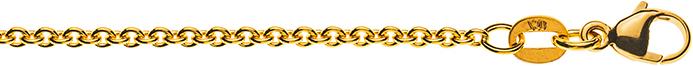 Produktbild Natsumi Schmuck Halskette Gelbgold 18K/750 Anker rund 1.9mm (750/18 K Gelbgold, 50 cm)