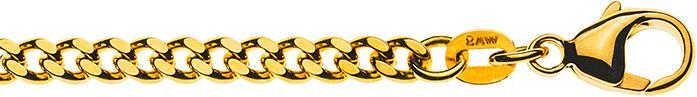 Image du produit Natsumi Schmuck Collier en or jaune 18K/750 Panzer 3.2mm (750/18 K Or jaune, 45 cm)