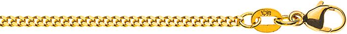 Image du produit Natsumi Schmuck Collier en or jaune 18K/750 Panzer 1.8mm (750/18 K Or jaune, 60 cm)