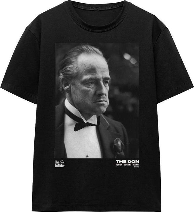 Immagine prodotto The Godfather Maglietta Don Vito Corleone Fotografia Adulto Unisex (M)