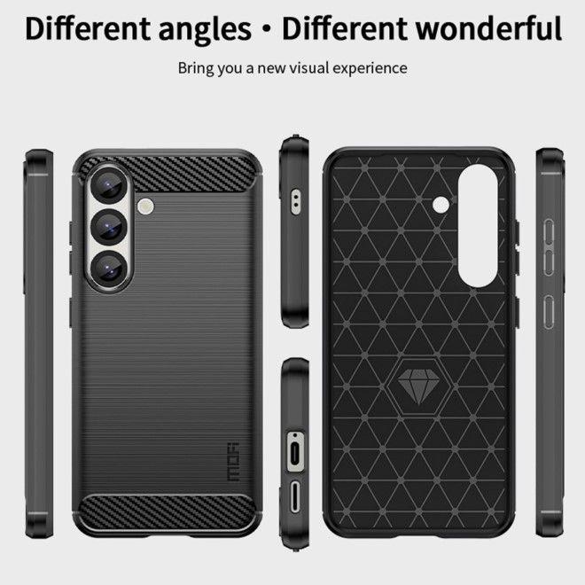 Actual product image Mofi Carbon Fiber TPU Series (Samsung Galaxy S25)