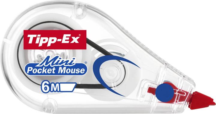 Actual product image Bic Correction tape Mini Pocket Mouse 5 mm x 6 m, in a pack of 10. 512085