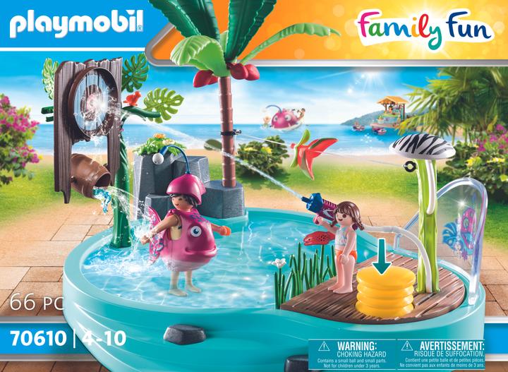 Actual product image Playmobil Small Pool with Water Sprayer (70610, Playmobil Family Fun)