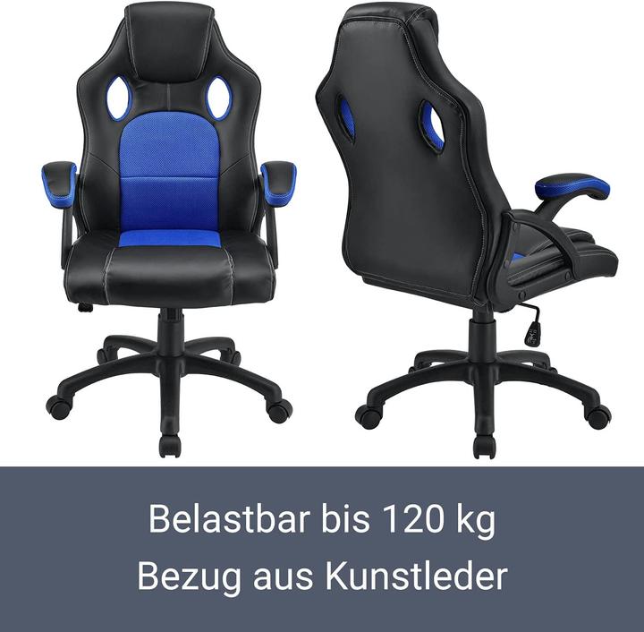 Image du produit Juskys Chaise de bureau Racing