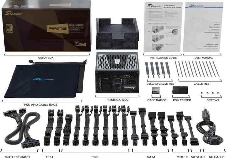 Image du produit Seasonic Prime Gold (1300 W)