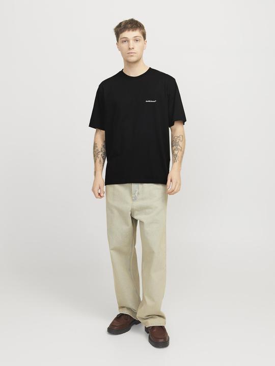 Actual product image Jack & Jones Jorsplit Back Tee Ss Crew Neck Ln (M)